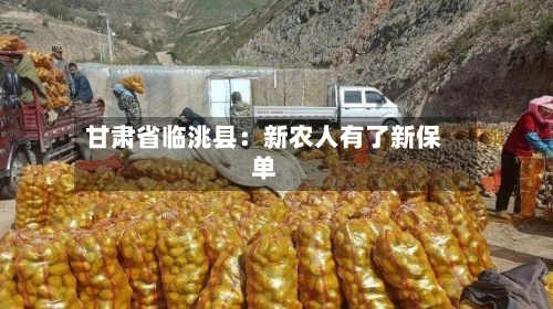 甘肃省临洮县：新农人有了新保单-第2张图片